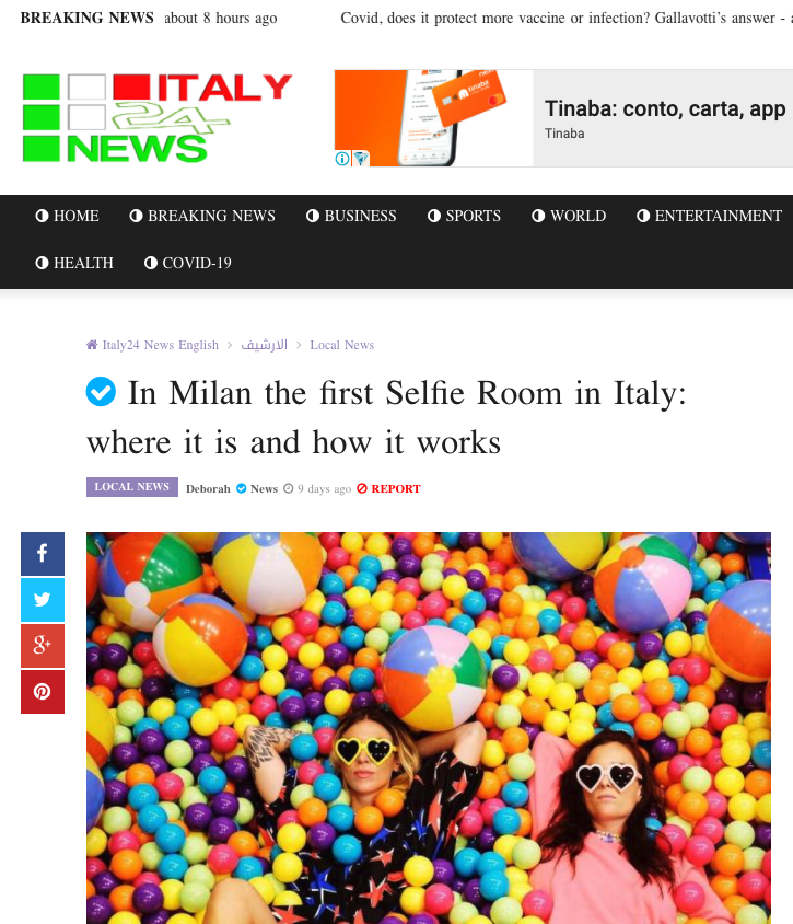Italia 24 News – SelfieRoom